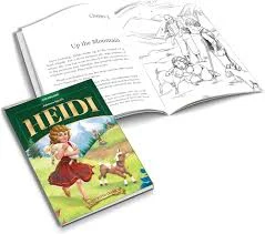 Heidi- Illustrated Abridged Classics for Children with Practice Questions