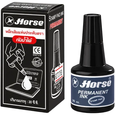 Horse পারমানেন্ট রিফিল ইংক ব্ল্যাক