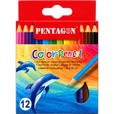 Pentagon কালার পেন্সিল 3.5 ইঞ্চি - P-6612