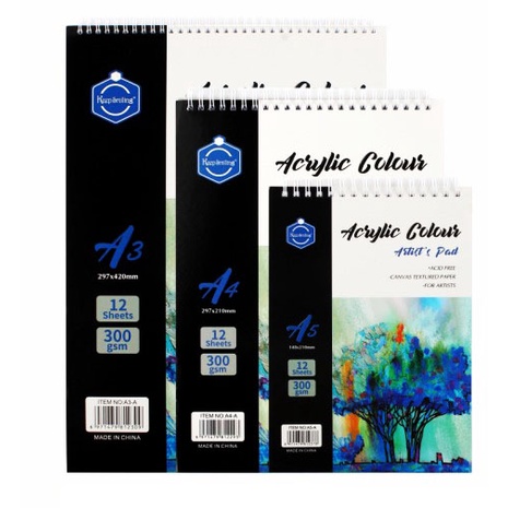 Keep Smiling A5-অ্যাক্রিলিক প্যাড 300gsm 10 শিট