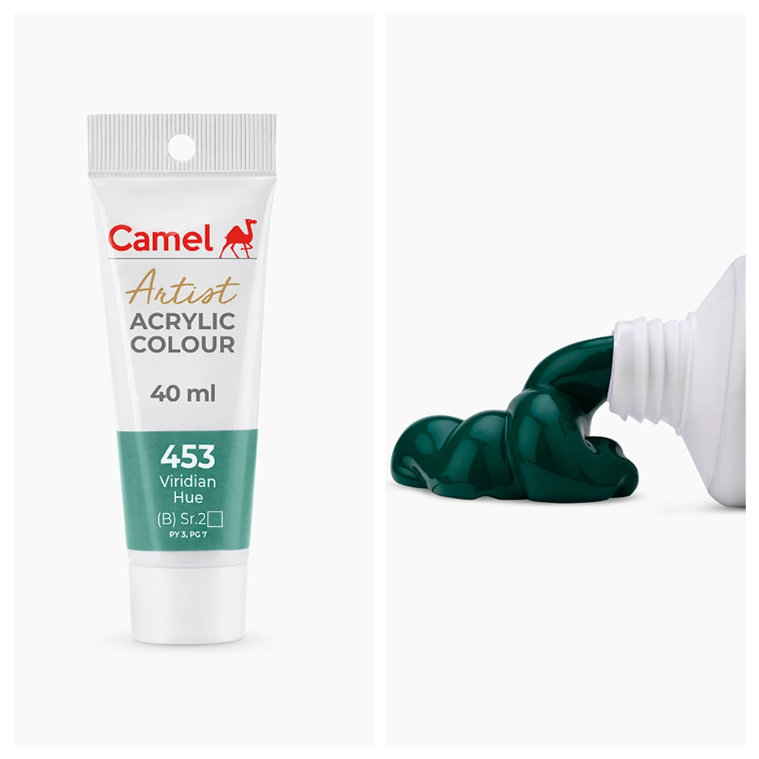 Camel আর্টিস্ট অ্যাক্রিলিক কালার 40ml – Viridian Hue (Sr.2)
