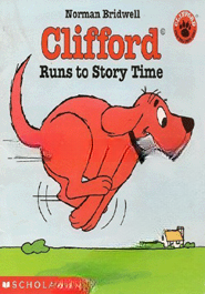 Clifford runs to story time