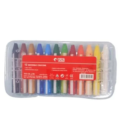 Titi Beeswax ক্রেয়ন 12 কালার সেট - (BW-12PP)