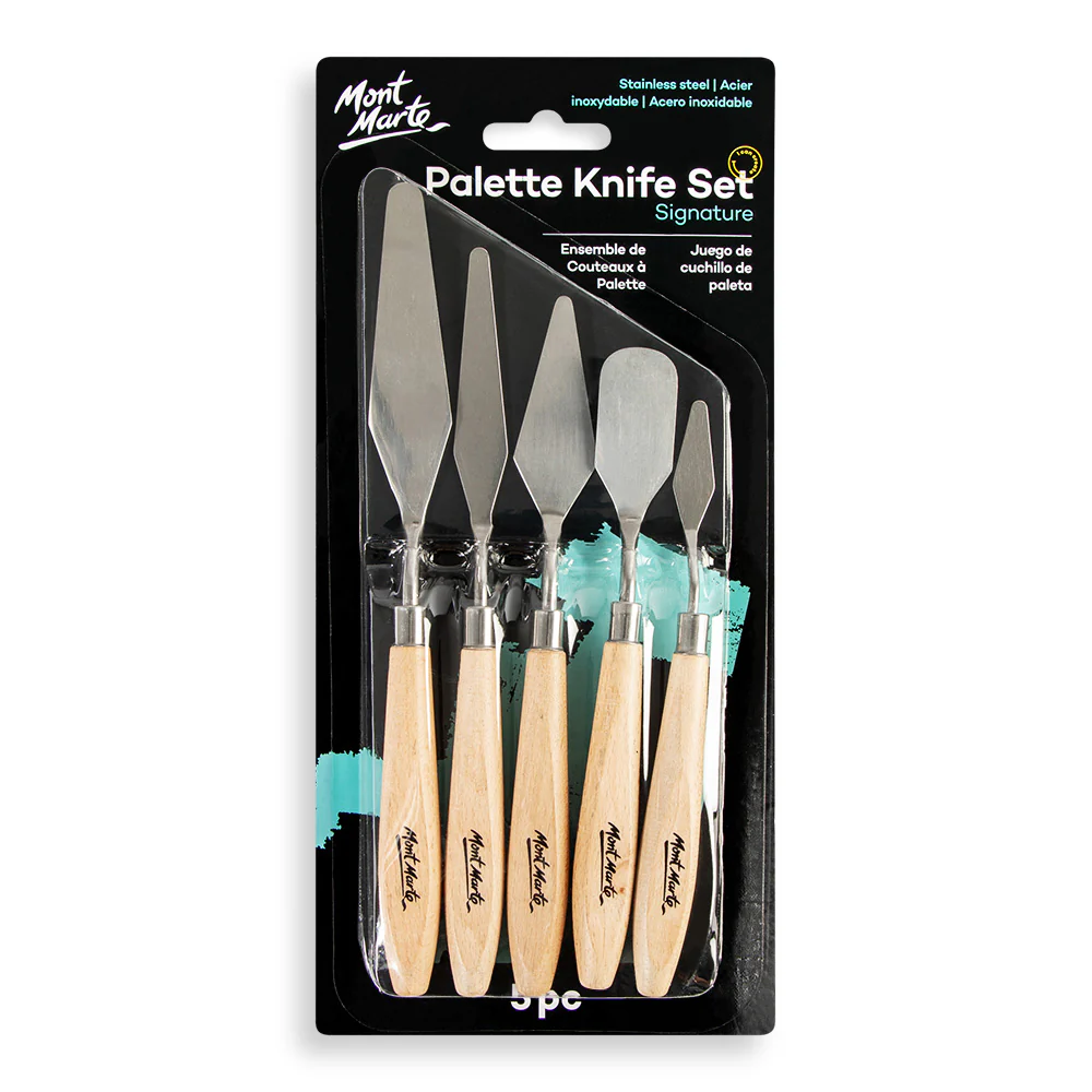 Mont Marte প্যালেট নাইফ সেট সিগনেচার 5pc