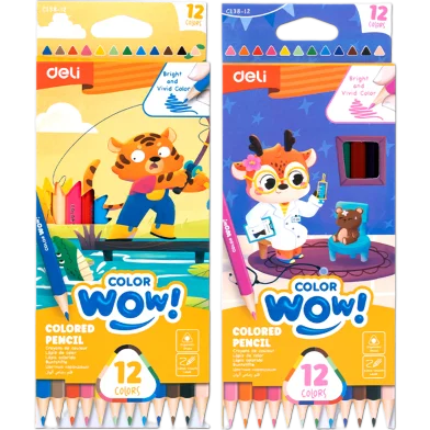 Deli Wow কালার্ড পেন্সিল-ফুল-12 পিস - EC138-12