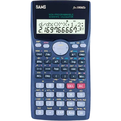 SAMS সায়েন্টিফিক ক্যালকুলেটর - Fx-100 MS s