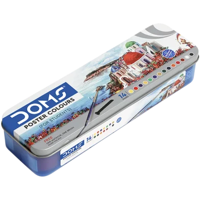 DOMS পোস্টার কালার 14 কালার বক্স পেইন্ট