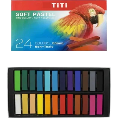 Titi সফট প্যাস্টেল 65 মিমি 24 কালার সেট