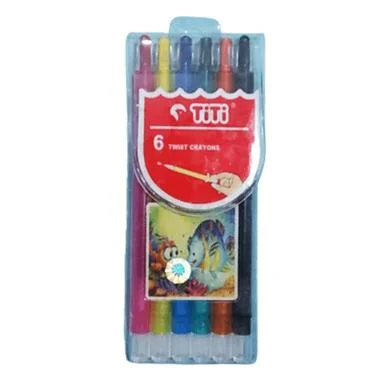 Titi টুইস্ট ক্রেয়ন 6 কালার সেট - ( TI-CP-6T)