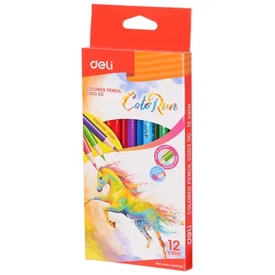 Deli কালার্ড পেন্সিল 12 কালার - EC00300
