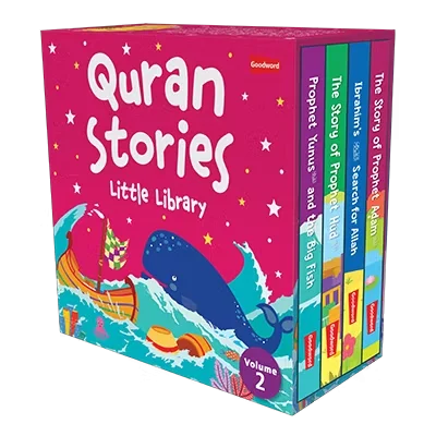 Quran Stories – Little Library – Vol.2 (4 Board Books Set)