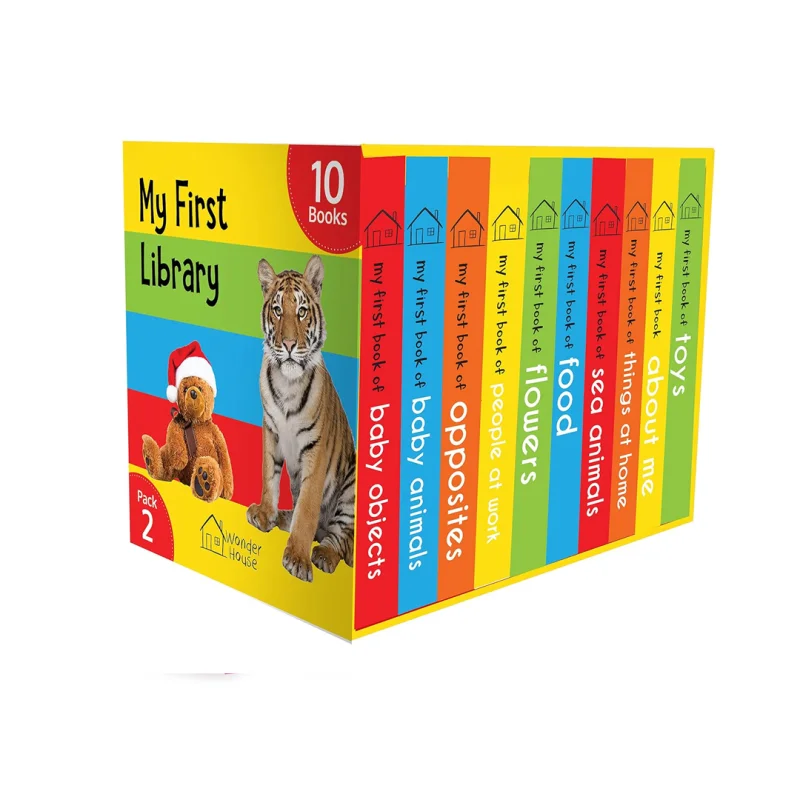 My First Library Pack 2 : Boxset of 10 Board Books for Kids