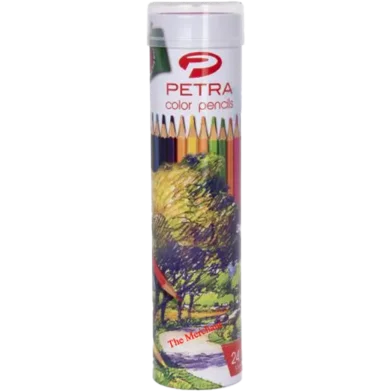 Petra প্রিমিয়াম পেন্সিল সেট- 24 কালার