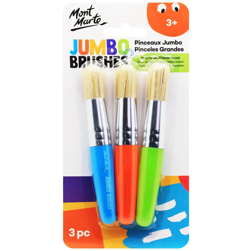 Mont Marte জাম্বো ব্রাশ 3pc