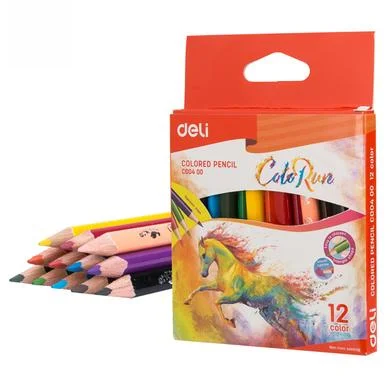 Deli মিনি কালার্ড পেন্সিল 12 কালার - EC00400