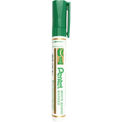 Pentel MW46-D রিফিলেবল হোয়াইট বোর্ড মার্কার চিজেল পয়েন্ট গ্রিন