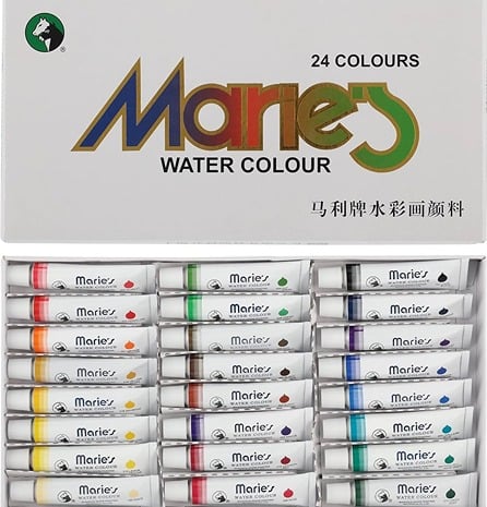 Marie’s ওয়াটারকালার পেইন্ট 24pc x 5ml (0.17 US fl.oz)