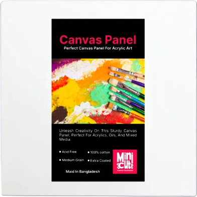 প্রিমিয়াম Minicute ক্যানভাস প্যানেল (6x6) – 4 পিস প্যাক