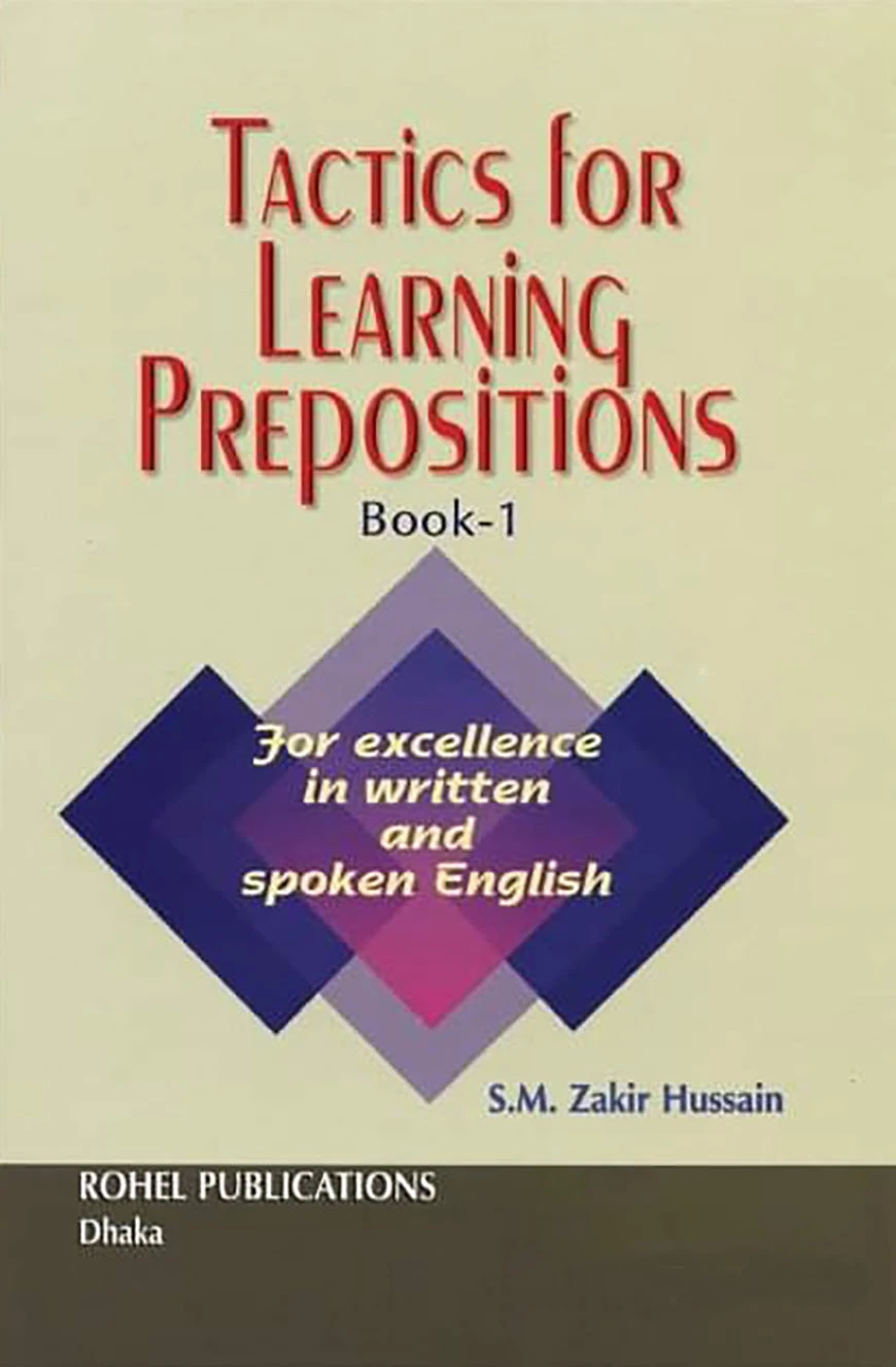 Tactics for Learning Prepositions (Books-1 ) - Prepositions(1)