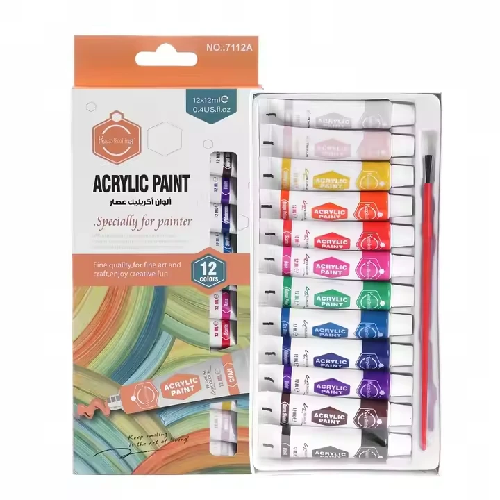 Keep Smiling অ্যাক্রিলিক পেইন্ট 12pc x 12ml (0.4 fl.oz)