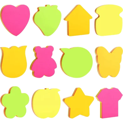JinXin স্টিকি নোট 3 x 3 ইঞ্চি, 100 পিস (যেকোনো ডিজাইন)