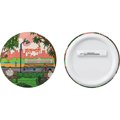 Sevendays রাজশাহী বাটন পিন ব্যাজ - 10 পিস
