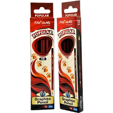 Faymas গ্রাফাইট পেন্সিল 12 পিস - WP050-HB