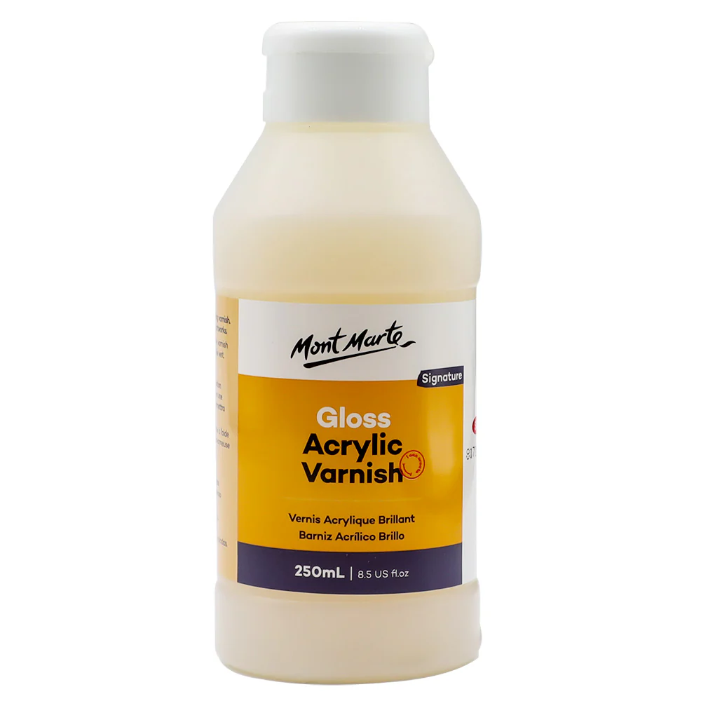Mont Marte গ্লস অ্যাক্রিলিক বার্নিশ সিগনেচার 250ml (8.5 US fl.oz)