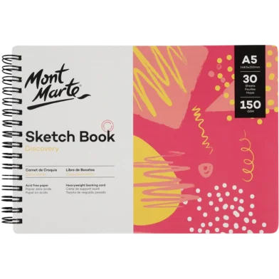 Mont Marte স্কেচ বুক বাই Mont Marte ডিসকভারি A5 30 শিট 150 জিএসএম