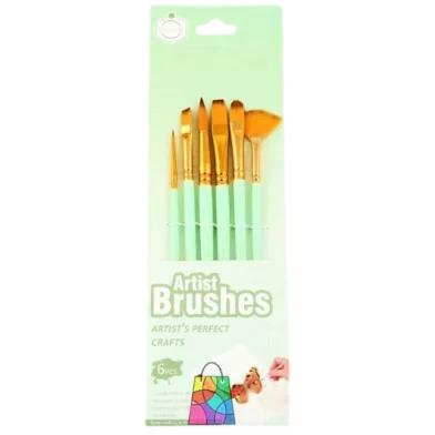Keep Smiling মিক্স ব্রাশ ভ্যালু প্যাক-6 পিস - A6332