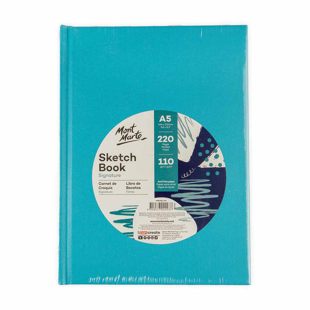 Mont Marte স্কেচ বুক সিগনেচার A5 220 পেজ 110gsm