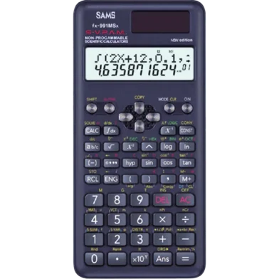 SAMS নিউ এডিশন সায়েন্টিফিক ক্যালকুলেটর - Fx-991MS x নিউ