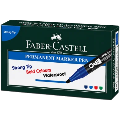 Faber Castell পারমানেন্ট মার্কার পেন 12 পিস