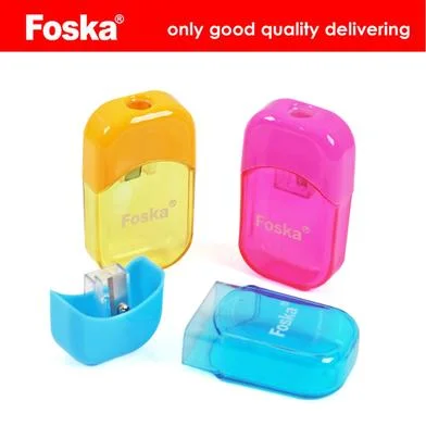 Foska গুড কোয়ালিটি 1 হোল প্লাস্টিক পেন্সিল শার্পনার-24 পিস