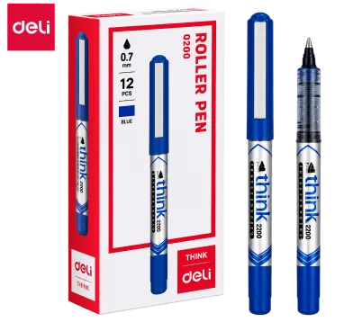 Deli থিংক রোলার পেন 0.5 মিমি-12 পিস - EQ20030