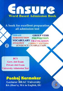 Ensure Word Based Admission Book