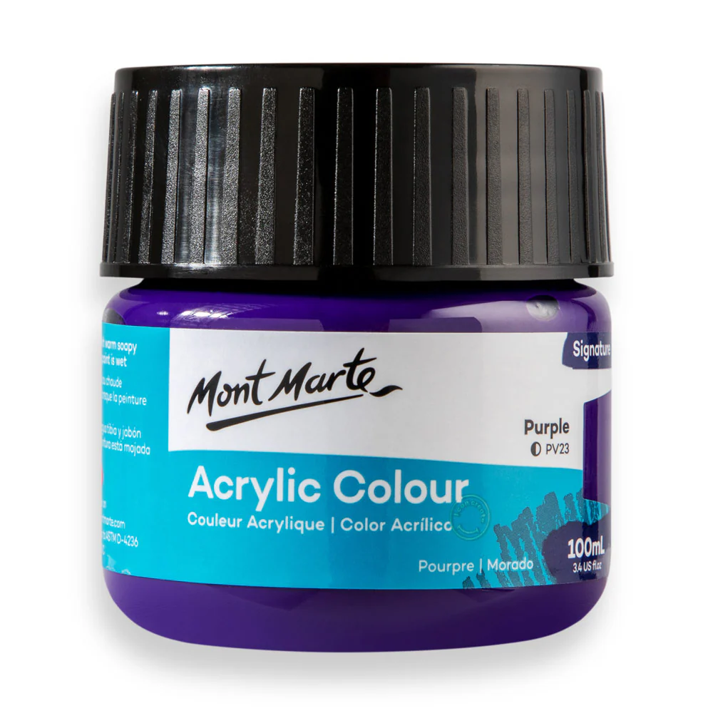 Mont Marte অ্যাক্রিলিক কালার 100ml – Purple