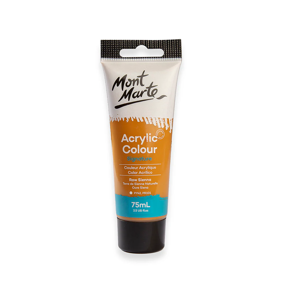 Mont Marte অ্যাক্রিলিক কালার পেইন্ট সিগনেচার 75ml – Raw Sienna