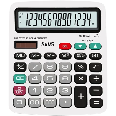 SAMS ডেস্কটপ বা অফিস ক্যালকুলেটর - SM-1016M