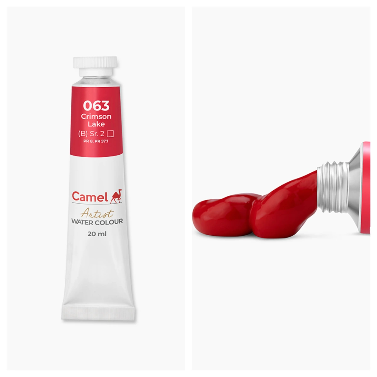 Camel আর্টিস্ট ওয়াটার কালার 20ml – Crimson Lake (Sr.2)