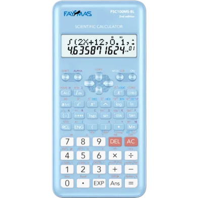 Faymas সায়েন্টিফিক ক্যালকুলেটর 401 Finction - FSC100MS-BL