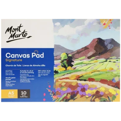 Mont Marte ক্যানভাস প্যাড A5 280 জিএসএম 10 শিট CAXX0025