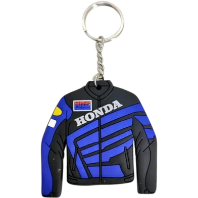 Honda ব্র্যান্ডেড রেসিং জ্যাকেট স্টাইল কী রিং (সিলিকন ও রাবার মেড) - 1 পিস