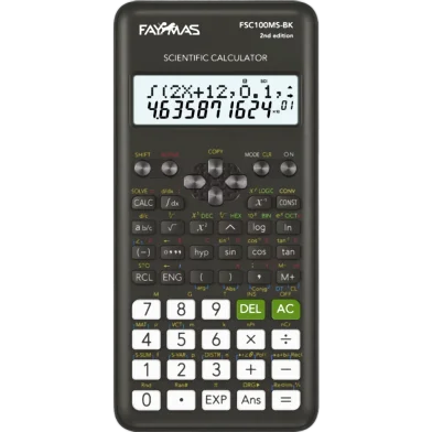 Faymas সায়েন্টিফিক ক্যালকুলেটর 401 Finction - FSC100MS-BK