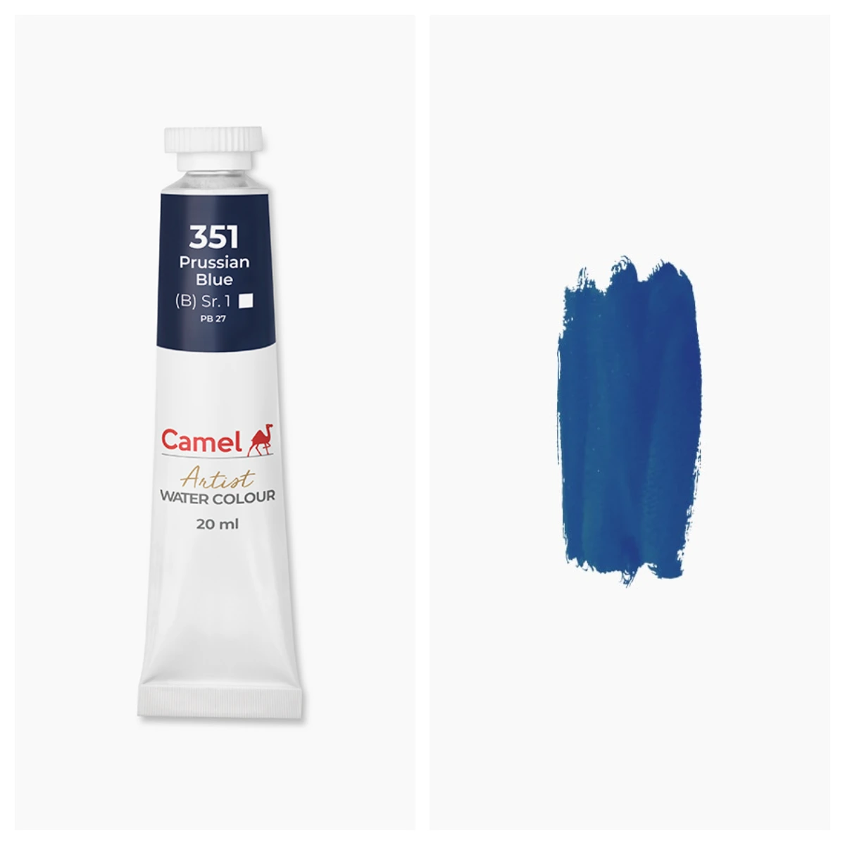 Camel আর্টিস্ট ওয়াটার কালার 20ml – Prussian Blue (Sr.1)