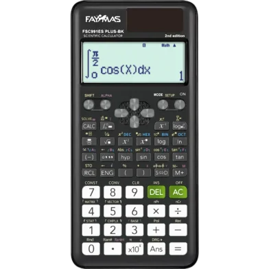 Faymas সায়েন্টিফিক ক্যালকুলেটর 417 Finction - FSC991ES প্লাস-BK