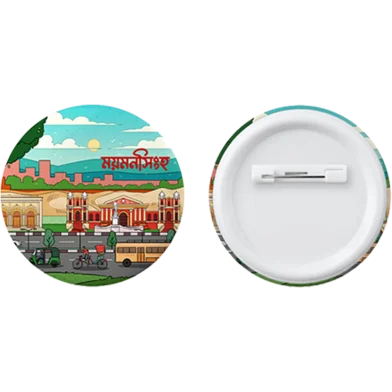 Sevendays ময়মনসিংহ বাটন পিন ব্যাজ - 10 পিস