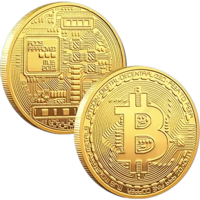 ফিজিক্যাল কালেক্টর গোল্ড প্লেটেড Btc কয়েন আর্ট কালেকশন গিফট কয়েন গোল্ডেন C 2X পিস