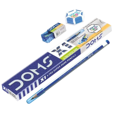 DOMS X1 X-Tra সুপার ডার্ক পেন্সিল - 10 পিস
