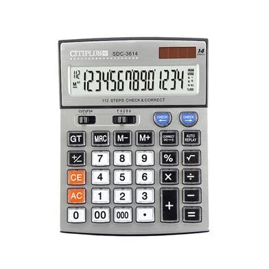 Citiplus গ্লাস কী সিরিজ ইলেকট্রনিক ক্যালকুলেটর - SDC-3614